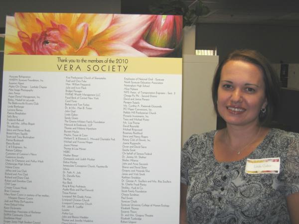 Vera House Board Treasurer Linda Gabor